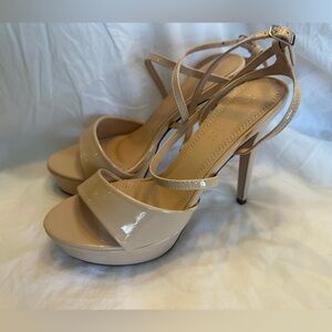 Elegant Nude Strappy Heels